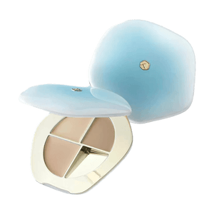 TIMAGE彩棠 润玉无瑕三色遮瑕膏 奶油生巧遮瑕盘 遮斑点痘印提亮泪沟法令纹黑眼圈 02芙玉盘 5g