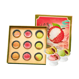 리치 크리스프 페이스트리 선물 세트, 9개입, 9.5온스【말띠 해】【광둥식 특별 디저트 기념품】