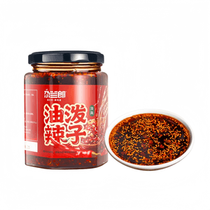 【中国直送】ガランラン蘭州チリオイル、牛肉麺や冷菜用のスパイシーな赤いオイル、1本（240g×1）