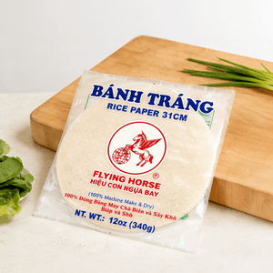 Rice Paper , 12.2 inch , 12 oz 【For Vietnamese Spring Rolls】【 Low-fat and Refreshing 】
