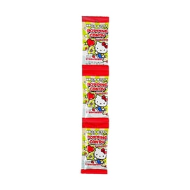 Sanrio Hello Kitty Popping Candy & Lollipop Strawberry Flavor 0.37oz*3 packs
