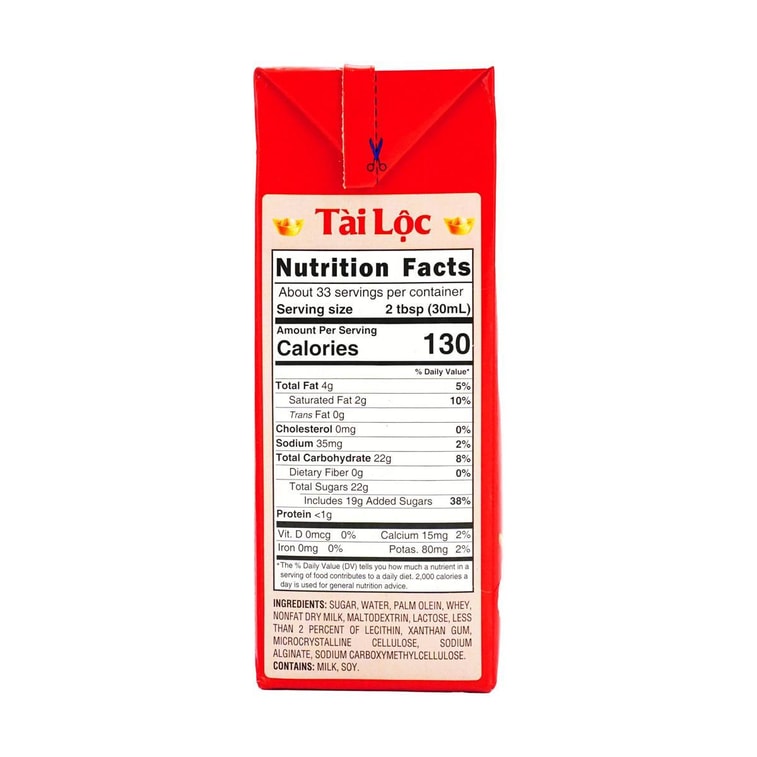 Tai Loc Sweetened Condensed Creamer,Tetra Pak, 45.3  oz【For DIY Beverages, Baking, Desserts And Cooking】 3