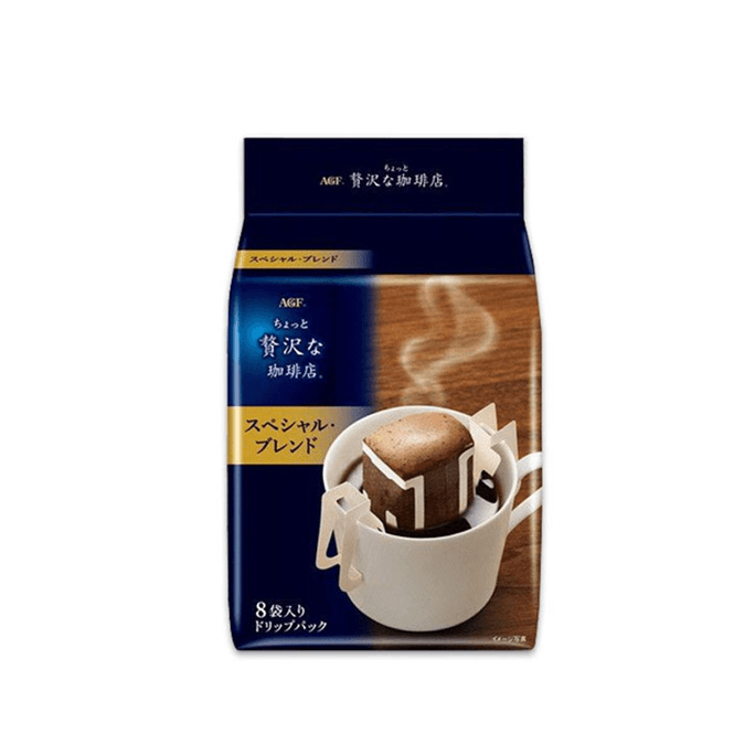 【日本直郵】AGF 輕奢咖啡店 馥鬱濃醇掛耳咖啡 特別混合 8袋