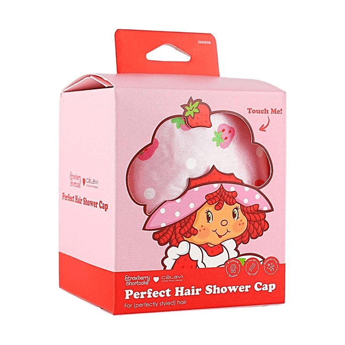 美國CELAVI Strawberry Shortcake聯名款乾髮帽 浴帽【防水防毛躁】