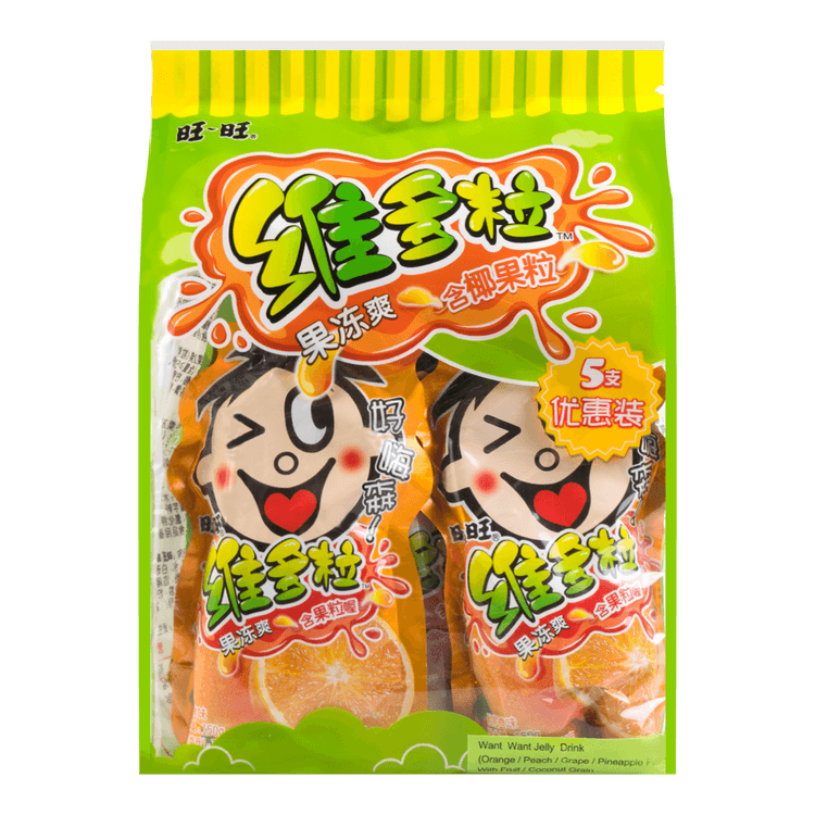 WANT WANT Jelly Drink Mixed Flavor, 5.29 oz - Yami.com