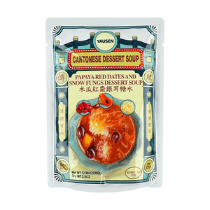 Papaya Red Dates and Snow Fungs Dessert Soup , 12.34 oz