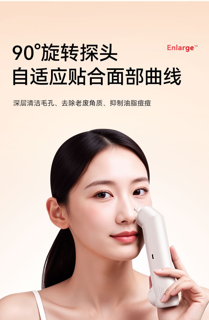 【中國直郵】 歐泉琳 吸黑頭神器家用臉部電動小氣泡去黑頭粉刺毛孔清潔儀器強力吸出器 1份