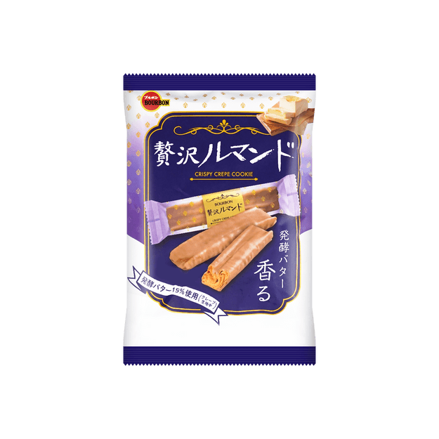 商品详情 - 日本BOURBON波路梦 鲜奶油香脆饼干条115.2g - image  0