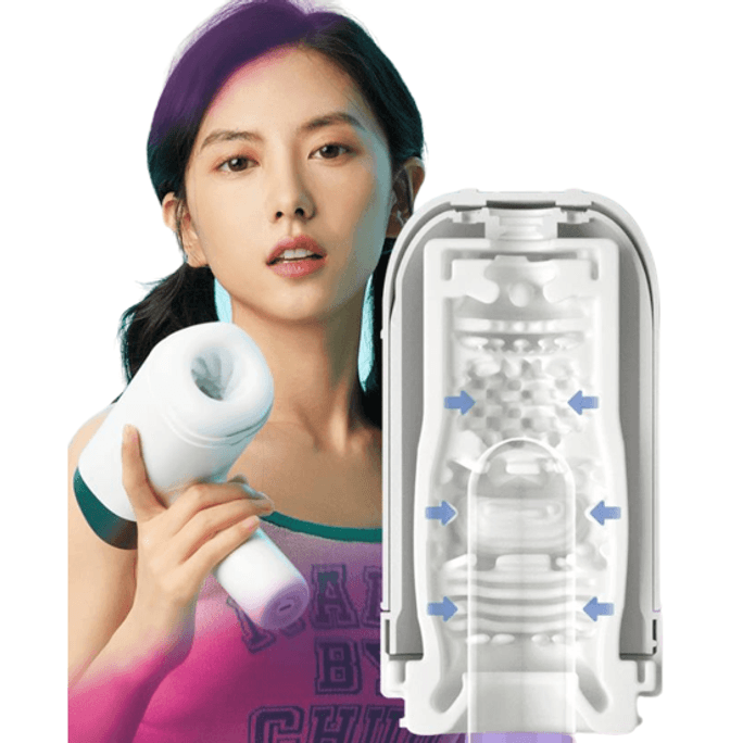 【中国直邮】网易春风 黑洞伸缩电动飞机杯 全电动熟女口交神 成人情趣自慰器(青春版)