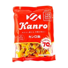日本KANRO甘乐 复古甘露糖果 347g 【醬油甘露味】
