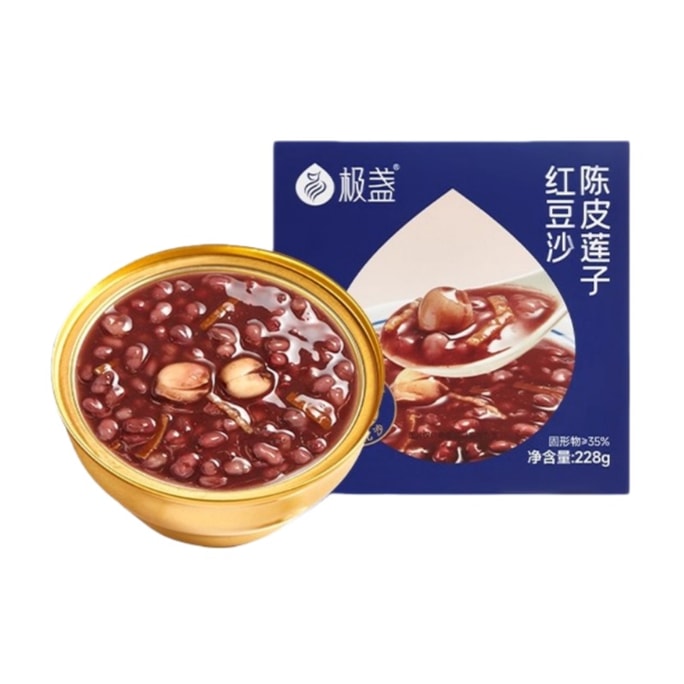  Xinhui Tangerine Peel Lotus Seed Red Bean Congee Ready to Eat Breakfast Meal Replacement 228g