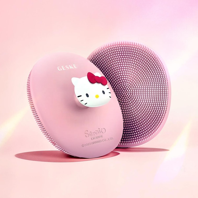 클렌징 브러쉬 3-1 #핑크【헬로키티 한정판】 4