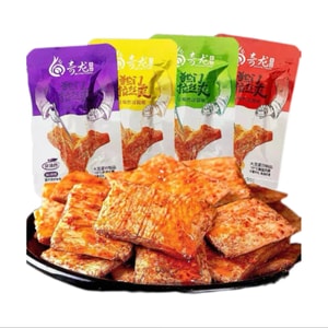 [Store Anniversary Promotion] Unique Shredded Smooth Tofu, Hand-Torn Vegetarian Meat Spicy Strips, Mixed Vegetarian Meat and Vegetarian Steak Flavor 20g*5 Bags