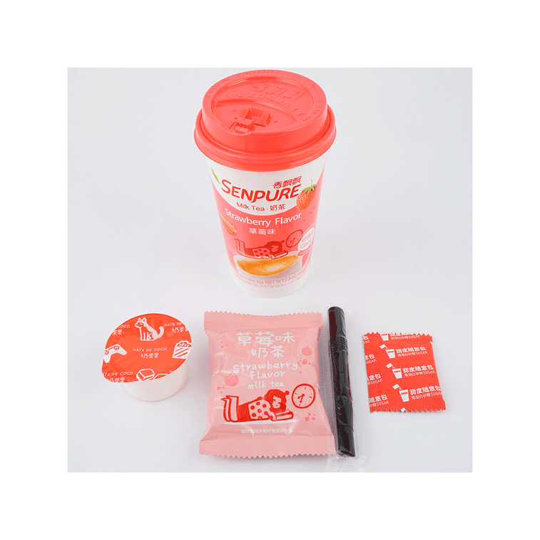 ナタデココ入りストロベリー風味ミルクティー 2.8oz*3 【クラシックシリーズ】【インスタントドリンク】 11