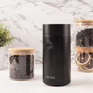 Mini Electric Compact Coffee Grinder Black