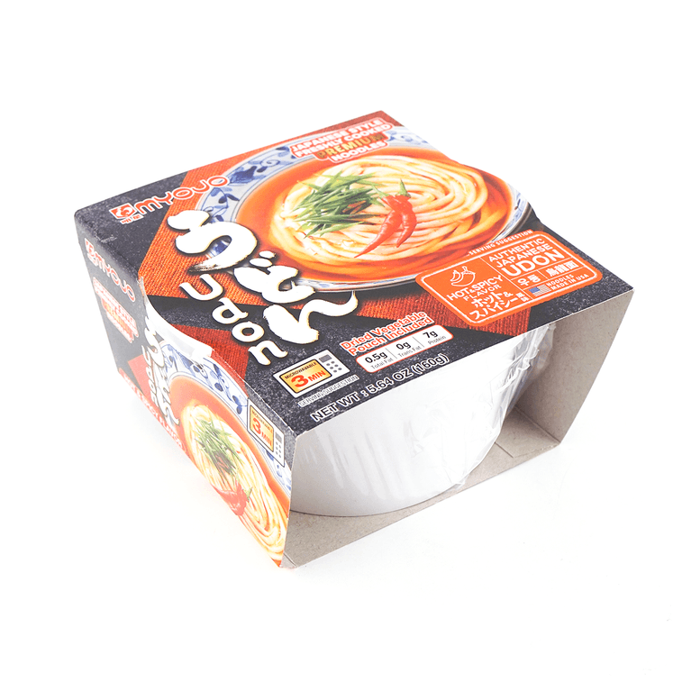 Microwavable Instant Udon Noodle Soup - Spicy Flavor, 5.64 oz 8