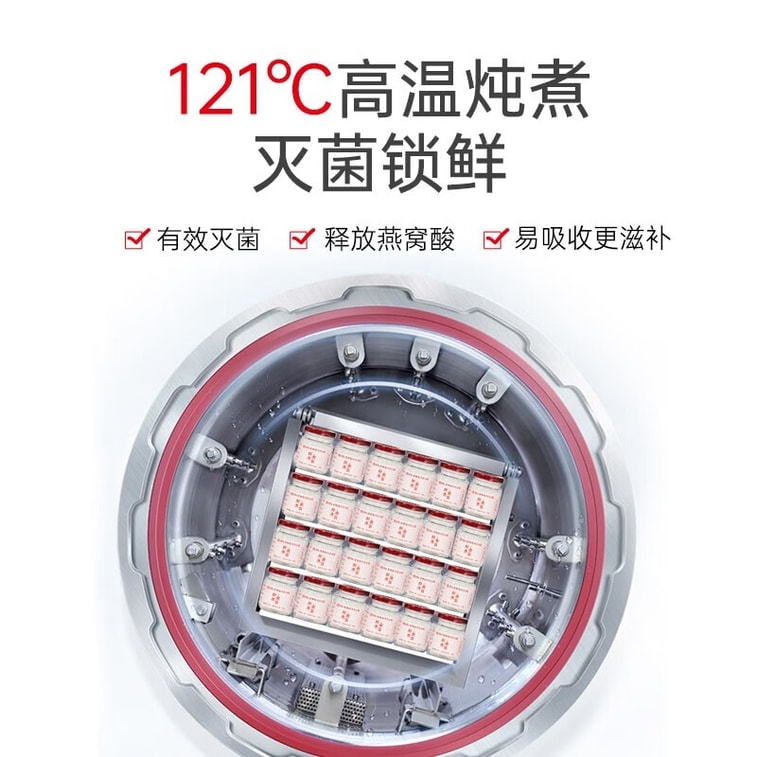 【中国直邮】 同仁堂御膳 即食燕窝  70ml*6瓶 补血补气 春季滋补礼盒配礼袋 女神滋补 节日好礼 燕窝礼盒溯源干燕盏泡发炖煮 3