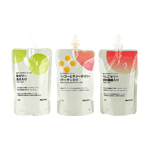 日本MUJI无印良品 吸吸果冻 青梅+芒果沙棘+苹果味 150g*3袋【3种口味组合装】【清爽解腻】