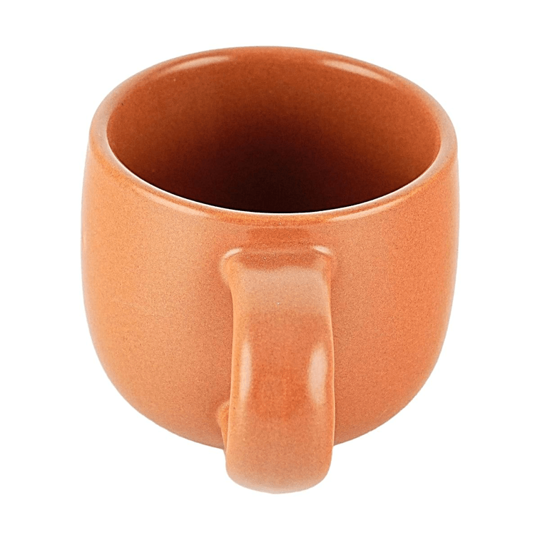 かわいいクマのマグカップ 厚手のハンドル マットハニーオレンジ 11.5×7.9×6cm 200ml 3