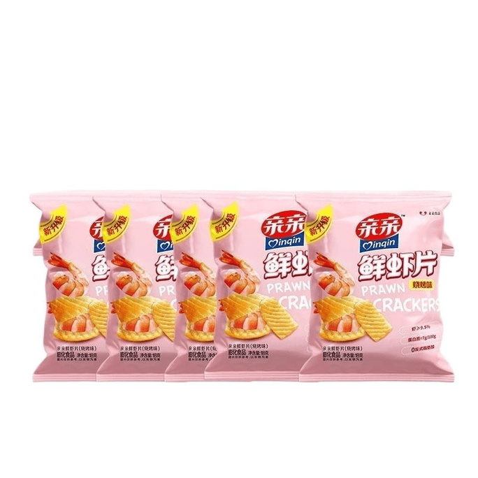 Pinky Food Shrimp Chips Barbecue Flavor 18g* 5 Bags