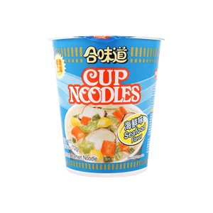 日本NISSIN日清 合味 杯裝泡麵 海鮮味 72g 保存期限讀法:DD/MM/YY