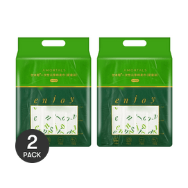 AMORTALS尔木萄  洗脸巾 悬挂抽取式 加大加厚一次性壁挂擦脸巾 180抽*2【超值装】