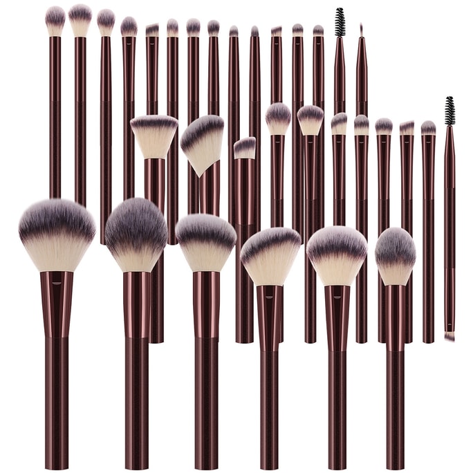 32PCS Makeup Brush Sets Premium Synthetic Hair Eyeshadow Blending Brush Sets Cosmetics Tools