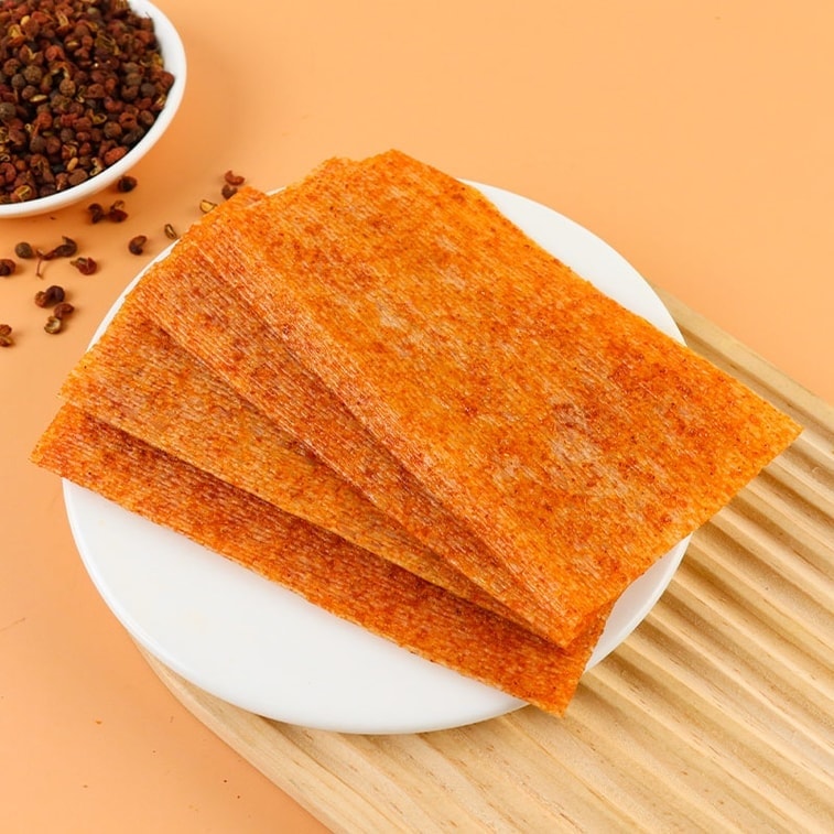 Small Smooth Head Classic Spicy Slices, Childhood Classic Popular Spicy Strips, Childhood Snack Selection, 18g * 12 Package [Hi Eating Package] 4