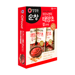 韩国O'FOOD清净园 韩式辣酱 石锅拌饭炒年糕辣椒酱 60g*3条装