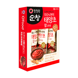 韩国O'FOOD清净园 韩式辣酱 石锅拌饭炒年糕辣椒酱 60g*3条装