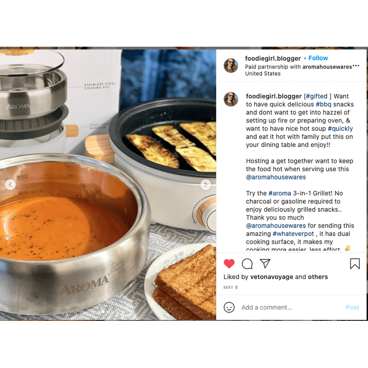 Aroma 高端火锅烤肉多功能料理锅 AMC-130 2.5L【全美超低价】【涮烤双全】 13