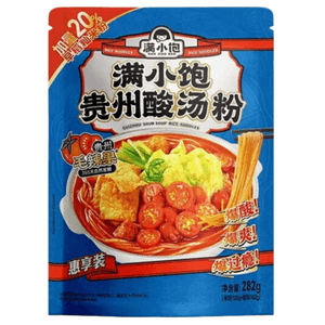 【中国直邮】 满小饱 贵州酸汤粉速食米线酸爽282g*1袋