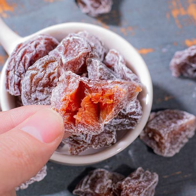 【Sweet Tangy】 Dried Preserved Plums【2 Bags*100g】【Thick Seedless Plum Tart Sweet Naturally Sun-dried】Snacking Dried Fruit Black Plum Dried Plum 3