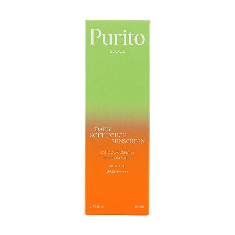 Purito Daily Soft Touch Sunscreen, Unscented, SPF50+ PA++++, 2.03