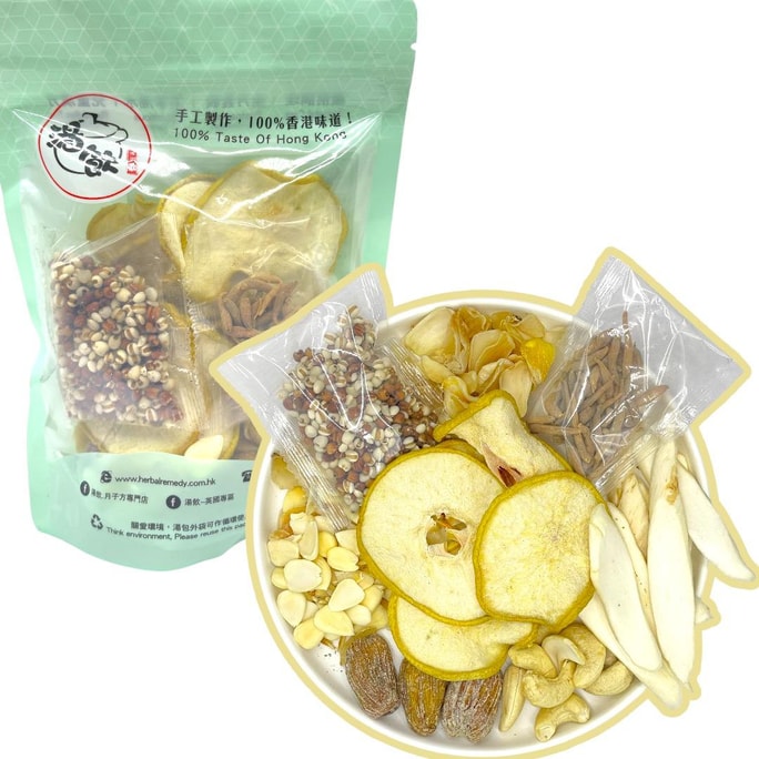 Prince Ginseng Dried Pear And Red Barley Soup. Four Seasons Nutritious Soups.