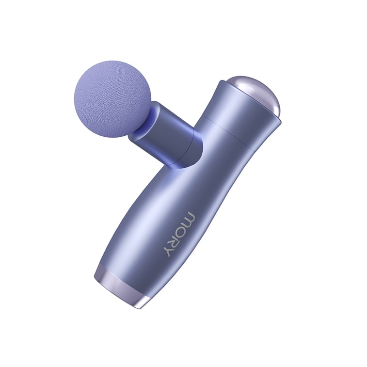 中国MORY摩韵筋膜枪家用专业健身多功能按摩枪深层肌筋放松按摩舒缓仪器 紫金1件 6