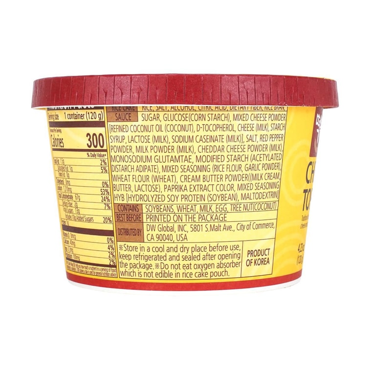 Hot Cheese Topokki Cup,4.23 oz 3