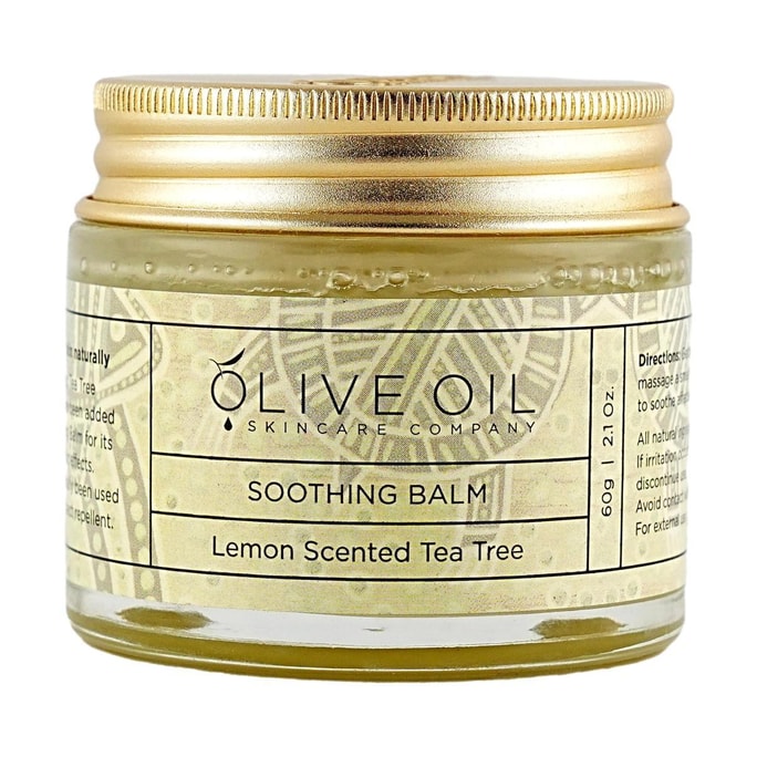 OLIVE OIL澳莉芙 舒缓香膏 特级初榨橄榄油 60g  #柠檬茶树 缓解蚊虫叮咬 抗氧化 强韧肌肤屏障 滋养水润吸收快