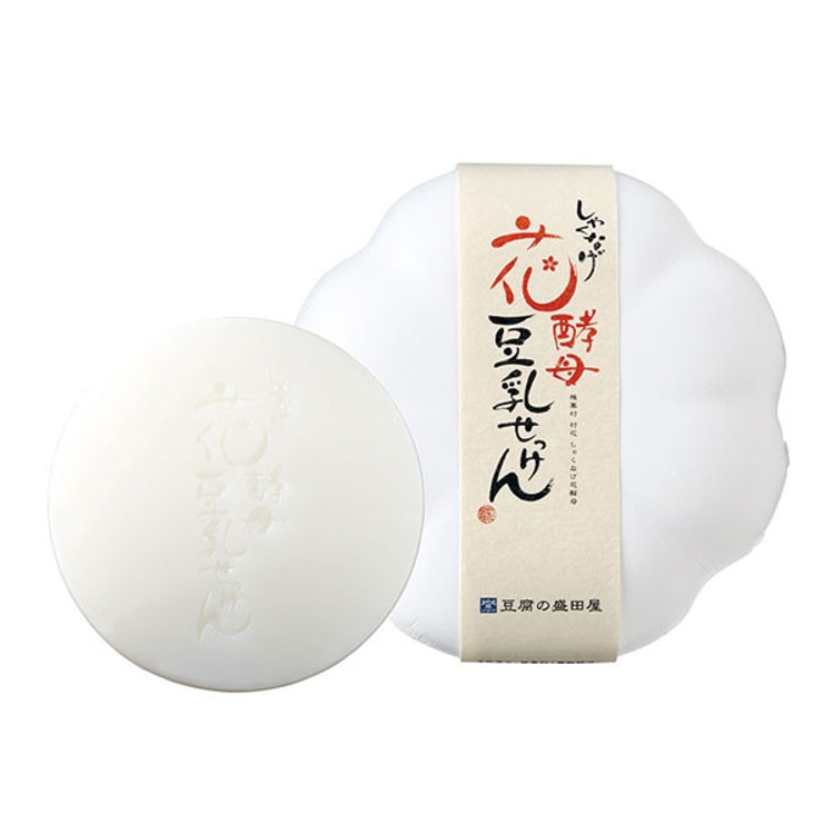 日本直邮 豆腐盛田屋杜鹃花酵母豆乳洁面皂50g 亚米