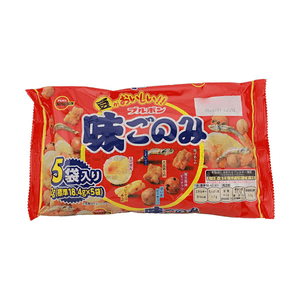味好みアソート米菓と豆 0.65oz*5パック【甘辛】【アソート】【和風】