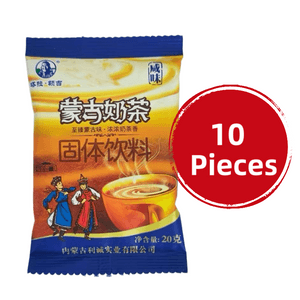 Milk Tea Powder, Inner Mongolia Specialty Savory Milk Tea Powder, Bagged Breakfast Instant Drink, Authentic Beverage, Approx. 20g * 10 Pouches