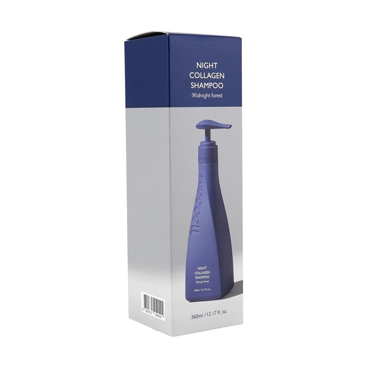 Night Collagen Shampoo, Midnight Forest, 12.17 fl oz. - Oil & Flake Scalp Soothing System 4