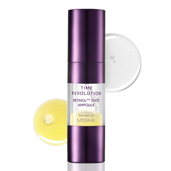 Time Revolution Night Repair Retinol Intensive Ampoule 10ml – Retinol + Probiotics Facial Serum for Skin B