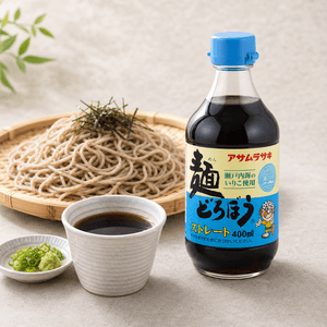 日本ASAMURASAKI 日式面汁 面条蘸料汤底 400ml 【无需稀释可直接用】【濑户内海小鱼干使用】