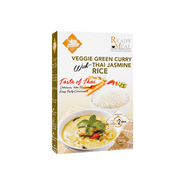 Veggie Green Curry W/Rice 280g