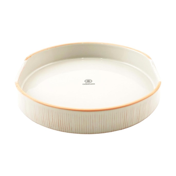 Korean ODENSE ATELIER Main Course Dessert Plate Ceramic Plate Coral Gray24x24x6