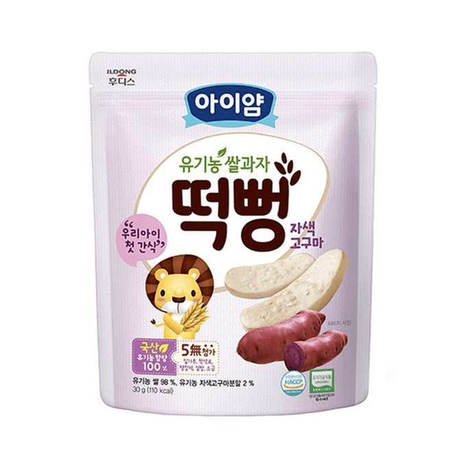 韩国ILDONG FOODIS Aiyam 有机紫甘薯Dduk Ppung 30g