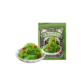 【中国直邮】 兵王的炊事班 开袋即食海藻沙拉芥末味100g*2袋