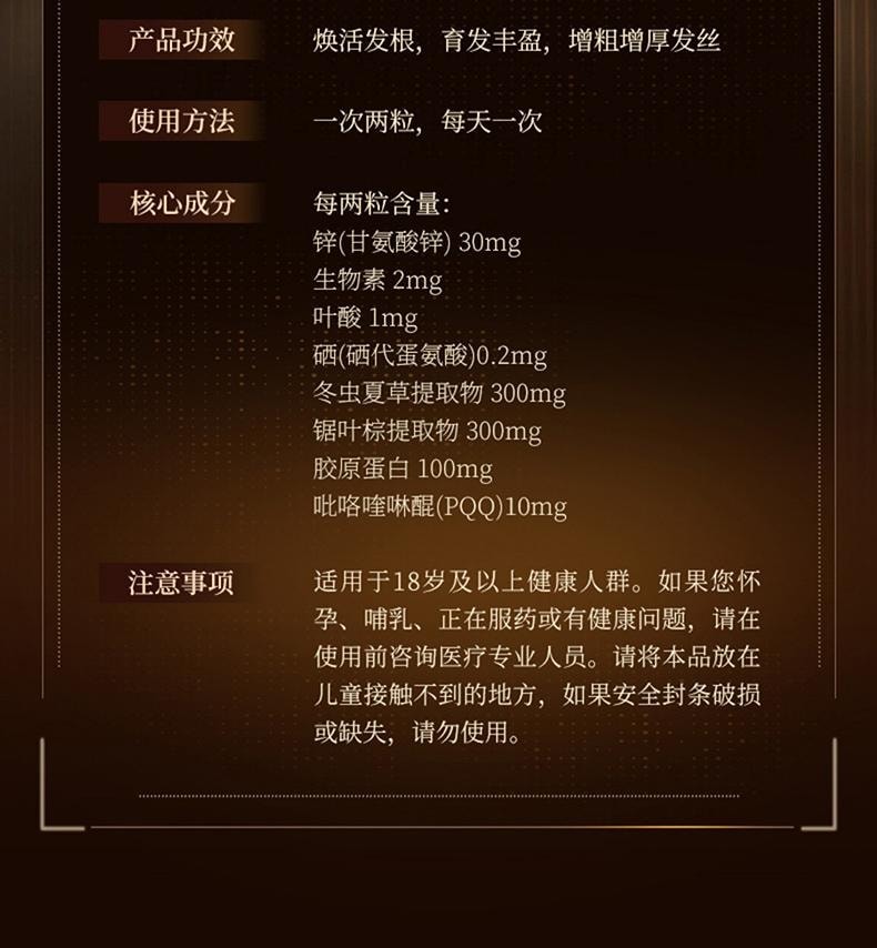 美國 Flynew 生髮膠囊 60粒/瓶/盒 生髮防脫 激活毛囊