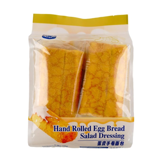 Egg Roll Bread with Salad Dressing,4pcs,11.29 oz
